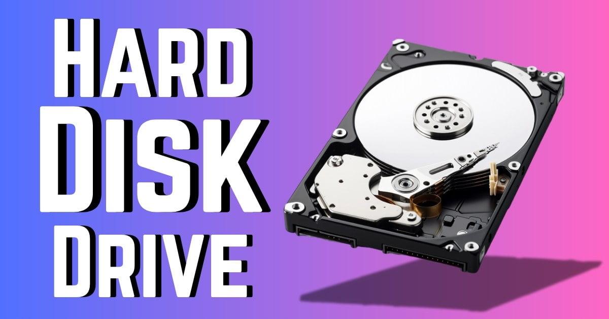 हार्ड डिस्क ड्राइव क्या है? (What is आ Hard Disk Drive in Hindi)